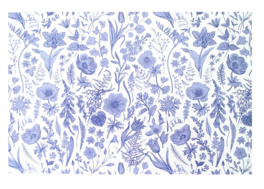 Individual Flores Azul