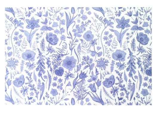 Individual Flores Azul