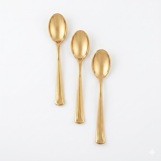 Cucharas Doradas 10 Unidades