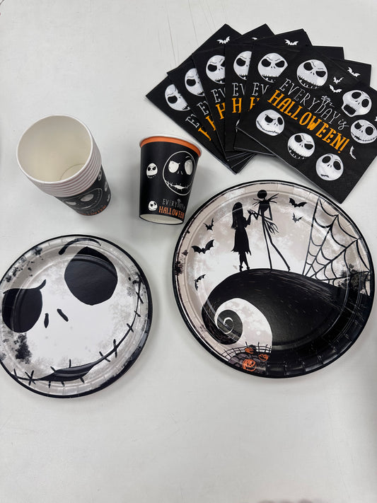 Set Cartón Halloween, 8 Personas, 40 piezas