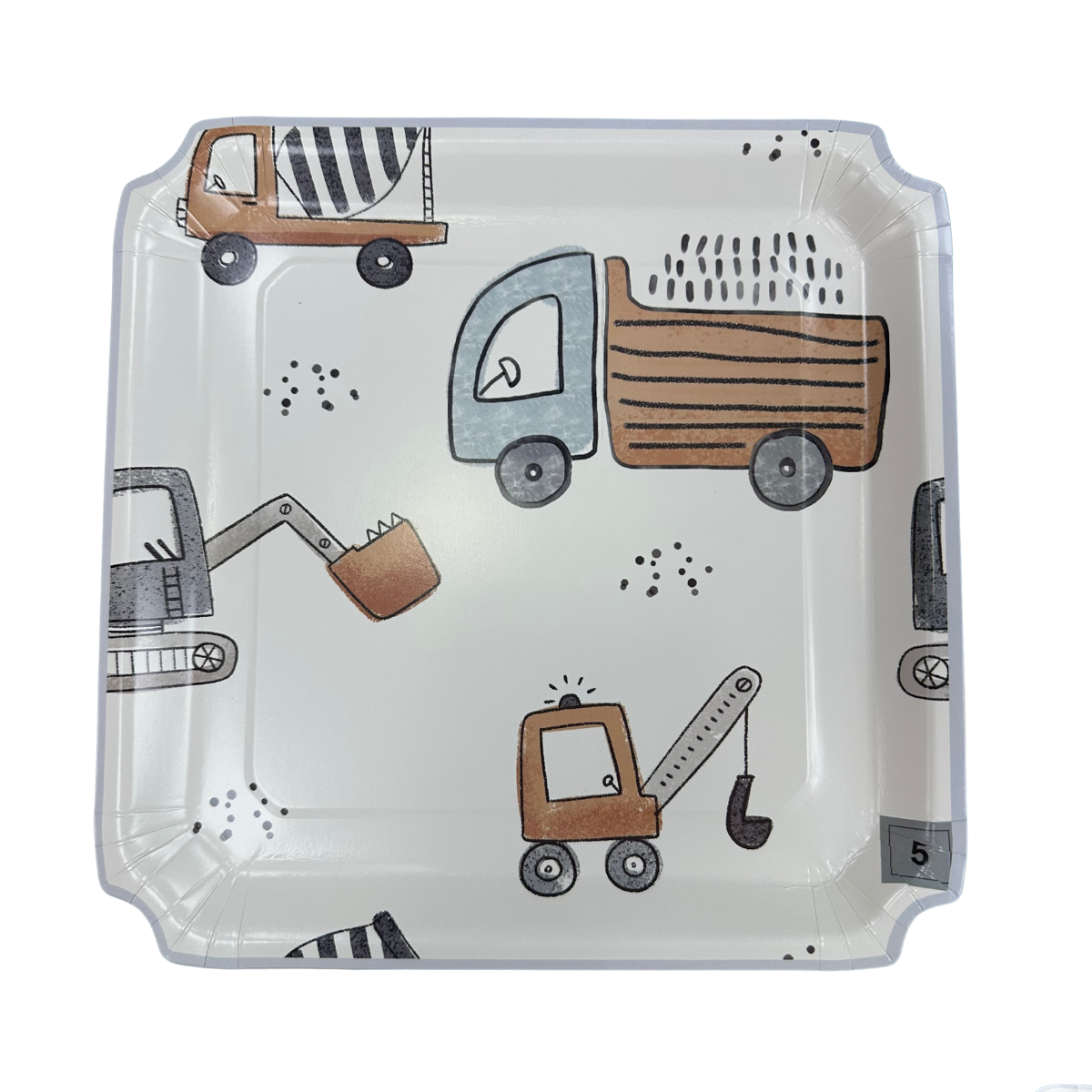 Set Infantil Camiones para 8 Personas, 40 Piezas
