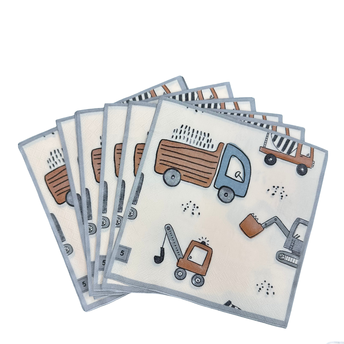 Set Infantil Camiones para 8 Personas, 40 Piezas
