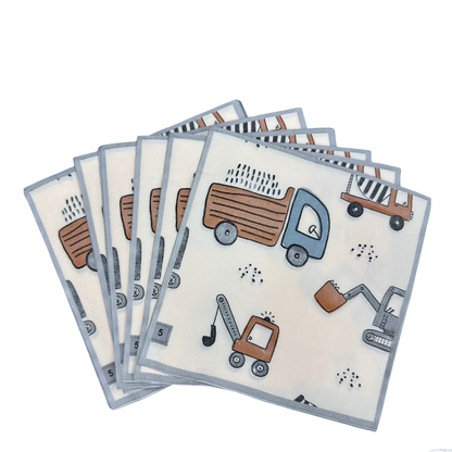 Set Infantil Camiones para 8 Personas, 40 Piezas